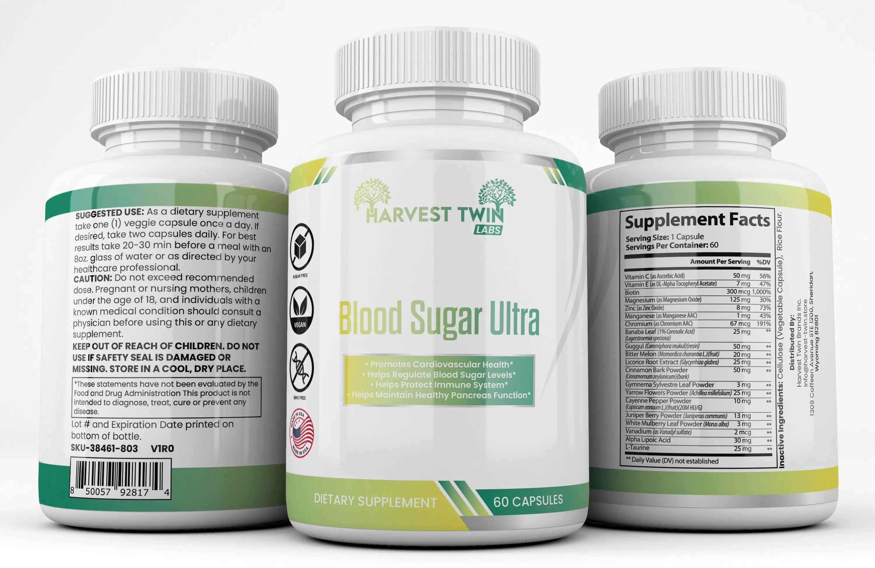 Blood Sugar Ultra |Harvest Twin Labs